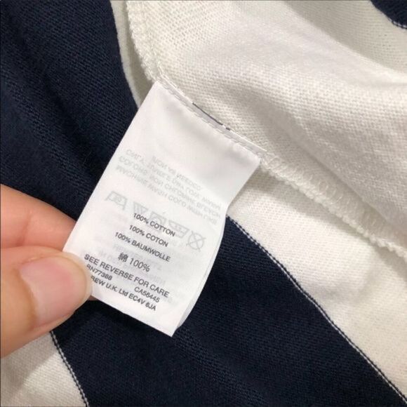 NWT J. Crew Striped ruffle trim skirt - Picture 3 of 8